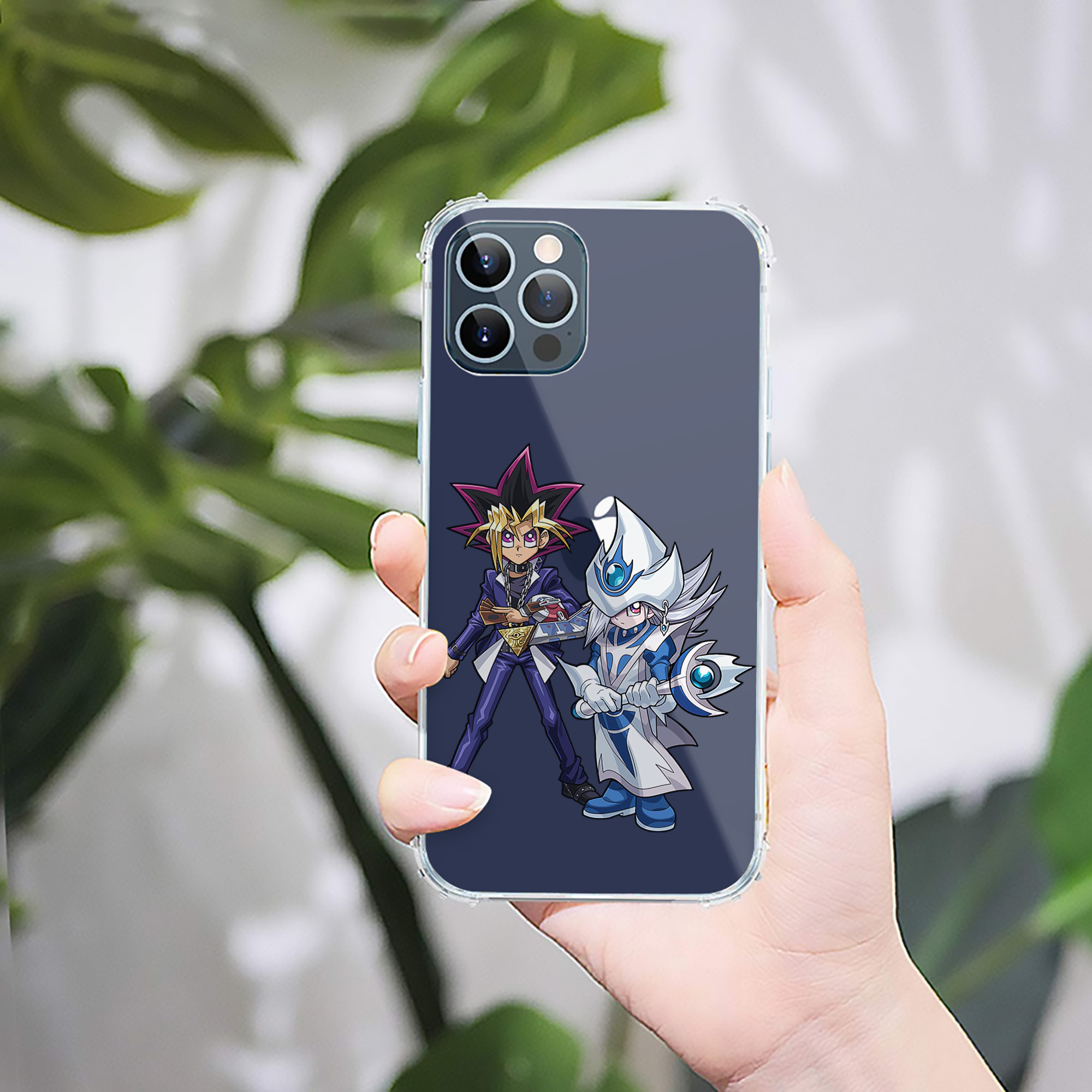 （画像用） 遊☆戯☆王 Yu-Gi-Oh! 【iPhone 12シリーズ対応】透明スマホケース（クリアソフトケース）